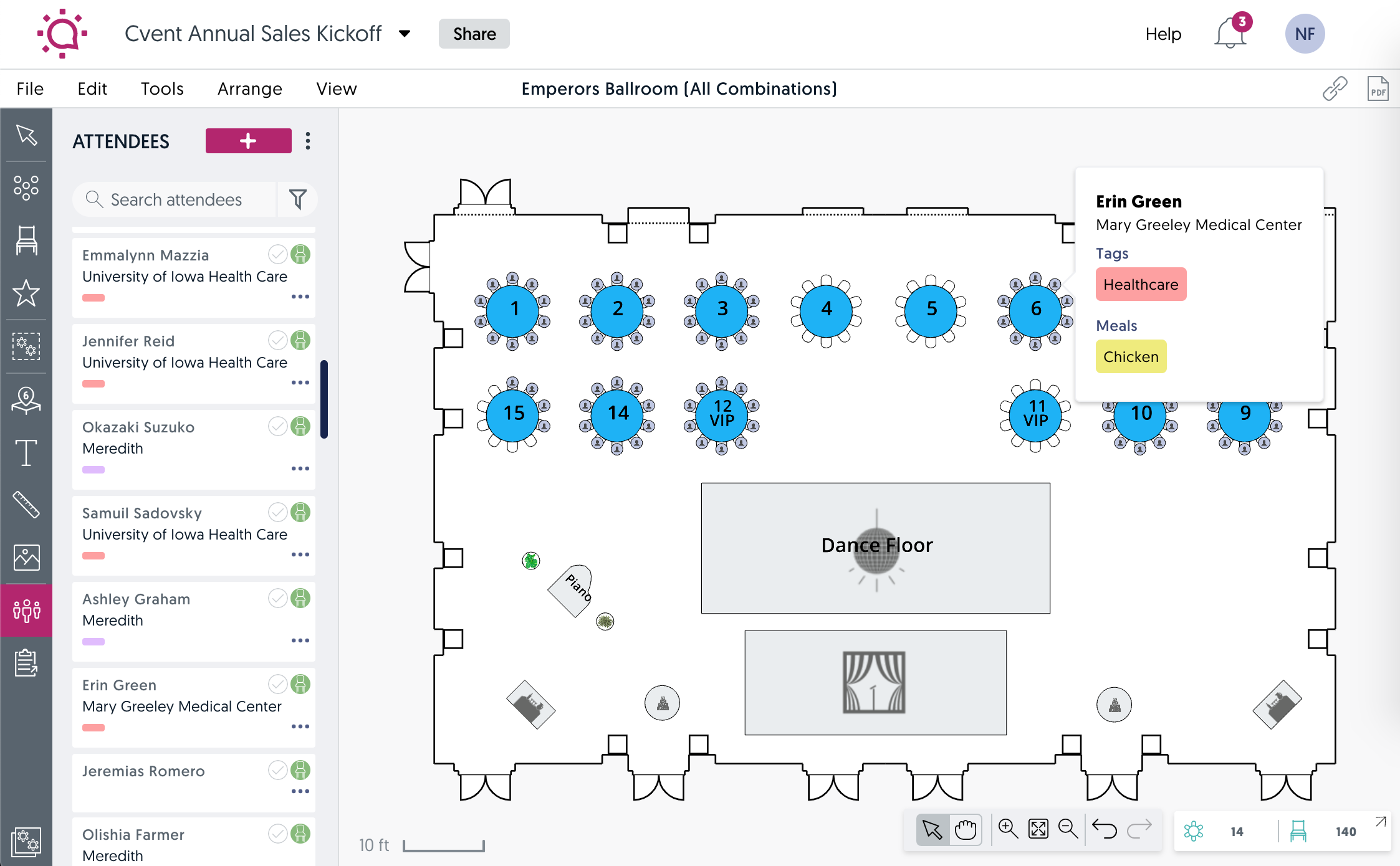 Event Room Layout Software